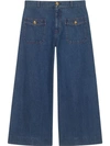 GUCCI DENIM WIDE LEG PANT