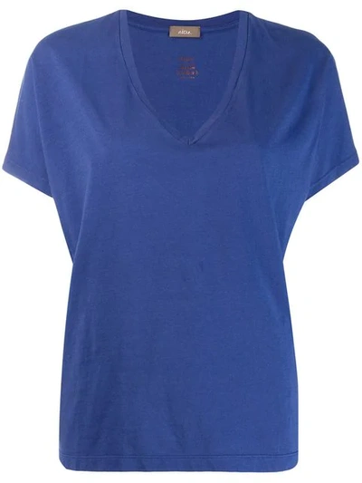 Altea V-neck T-shirt - Blue