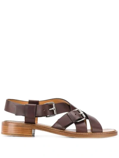 Church's Bliss Leather Sandals In Brown