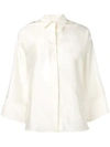 ALBERTO BIANI ALBERTO BIANI RELAXED-FIT SHIRT - NEUTRALS