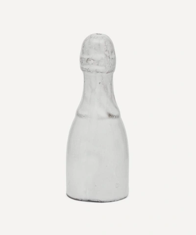 Astier De Villatte Champagne Bottle Glazed Terracotta Incense Holder