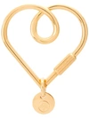 MULBERRY LOOPED HEART KEYRING