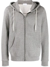 John Elliott Grey Flash 2 Full Zip Hoodie In Grey