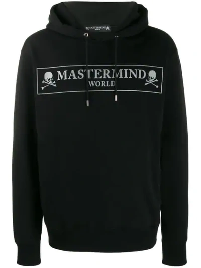 Mastermind Japan Mastermind World Logo Print Hoodie - 黑色 In Black