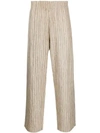 OUR LEGACY OUR LEGACY STRIPED TROUSERS - NEUTRALS