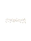 LANVIN LANVIN TEXTURED BROOCHE - SILVER