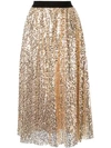 IN THE MOOD FOR LOVE IN THE MOOD FOR LOVE TAILER SKIRT - GOLD