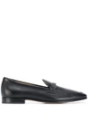 TOD'S TOD'S DOUBLE T BUCKLED LOAFERS - 黑色