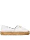 LOVE MOSCHINO STUDDED ESPADRILLES