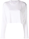 Wardrobe.nyc Crew Neck Stretch-jersey T-shirt In White