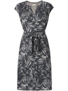 BALLSEY BALLSEY PRINTED MIDI DRESS - GREY