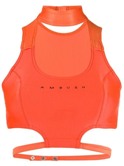 Ambush Waves Bikini Top In Orange