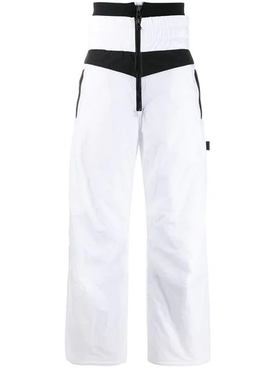 Colmar A.g.e. By Shayne Oliver Elasticated Wide-leg Trousers In White