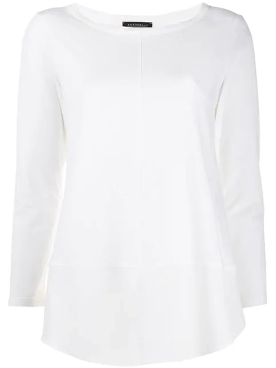 Antonelli Relaxed Knit Shirt In White