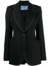 MUGLER CONTRAST STITCH BLAZER