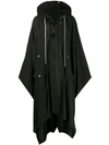 RICK OWENS OVERSIZED RAIN PONCHO