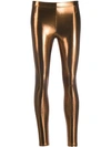 MES DEMOISELLES MES DEMOISELLES DISCO LEGGINGS - GOLD