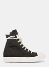 RICK OWENS DRKSHDW Rick Owens Drkshdw Men'S Embroidered High Sneakers From Aw15 In Black