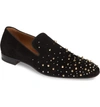 CHRISTIAN LOUBOUTIN MILKYLION STUDDED VENETIAN LOAFER,3190332