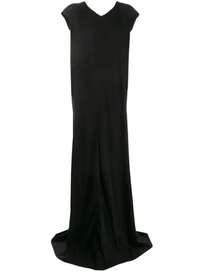 Rick Owens Loose-fit Maxi Dress In Black