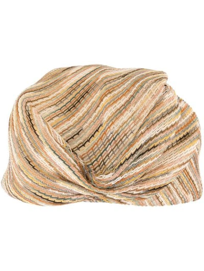 Missoni Knitted Turban - 多色 In Multicolour