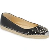 CHRISTIAN LOUBOUTIN ALIOCHETTE GLITTER ESPADRILLE,3190300