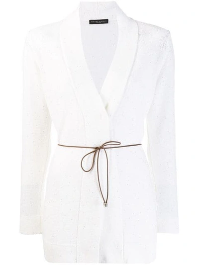 Fabiana Filippi Wrap Style Cardigan - 白色 In White