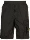 STONE ISLAND STONE ISLAND KLASSISCHE LAUFSHORTS - SCHWARZ