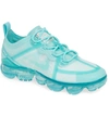 Nike Women's Air Vapormax 2019 Running Shoes, Green In Teal Tint/ Tropical Twist