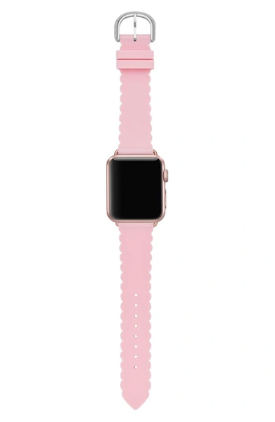 Kate Spade Pink Scallop Silicone 38/40mm Apple Watch® Strap In Blush