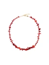 ANNI LU ANNI LU STONE BEADED NECKLACE - 红色