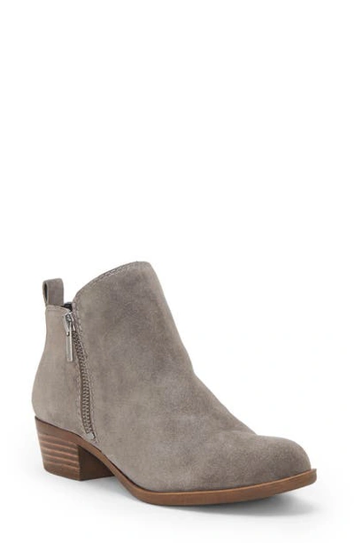 Lucky Brand Basel Bootie In Periscope Suede