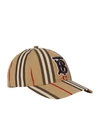 BURBERRY ICON STRIPE BASEBALL CAP,15098234
