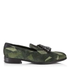 JIMMY CHOO FOXLEY Army Mix Distressed Camo Loafers,FOXLEYUUA S