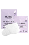 STARSKIN MAGIC HOUR EXFOLIATING DOUBLE-LAYER FOOT MASK SOCKS,SST421