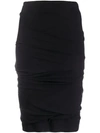 TOM FORD GATHERED PENCIL SKIRT