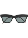 THOM BROWNE THOM BROWNE EYEWEAR TB 418 SUNGLASSES - BLACK