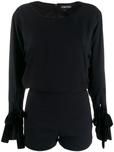 Tom Ford Fitted Playsuit - 黑色 In Lb999 Black