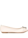 ANNA BAIGUERA ANNA BAIGUERA BUCKLED BALLERINA SHOES - PINK