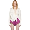 JACQUEMUS JACQUEMUS OFF-WHITE LA CHEMISE BAHIA SHIRT