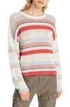 JOIE DIZA STRIPE COTTON SWEATER,19-1-004997-SW01410