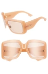 DIOR SO LIGHT 61MM FLAT FRONT SQUARE SUNGLASSES,SOLIGHT2S