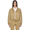 HELMUT LANG HELMUT LANG BEIGE DENIM MASC TRUCKER JACKET