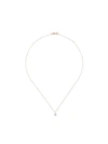 KISMET BY MILKA 14KT ROSE GOLD STRUCK DIAMOND STAR NECKLACE