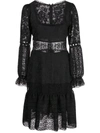 CYNTHIA ROWLEY CYNTHIA ROWLEY WICKER PARK LACE DRESS - 黑色