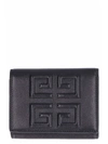 GIVENCHY 4G LEATHER FLAP-OVER WALLET,10868662