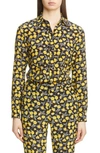 ETRO POPPY PRINT SILK BLOUSE,178515024