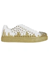 PHILIPP PLEIN LOW-TOP STUDDED SNEAKERS,10930760