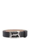 TOD'S SMOOTH LEATHER BELT WITH DOUBLE-T BUCKLE,10932136