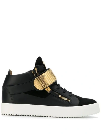 Giuseppe Zanotti Archer Moon板鞋 - 黑色 In Black